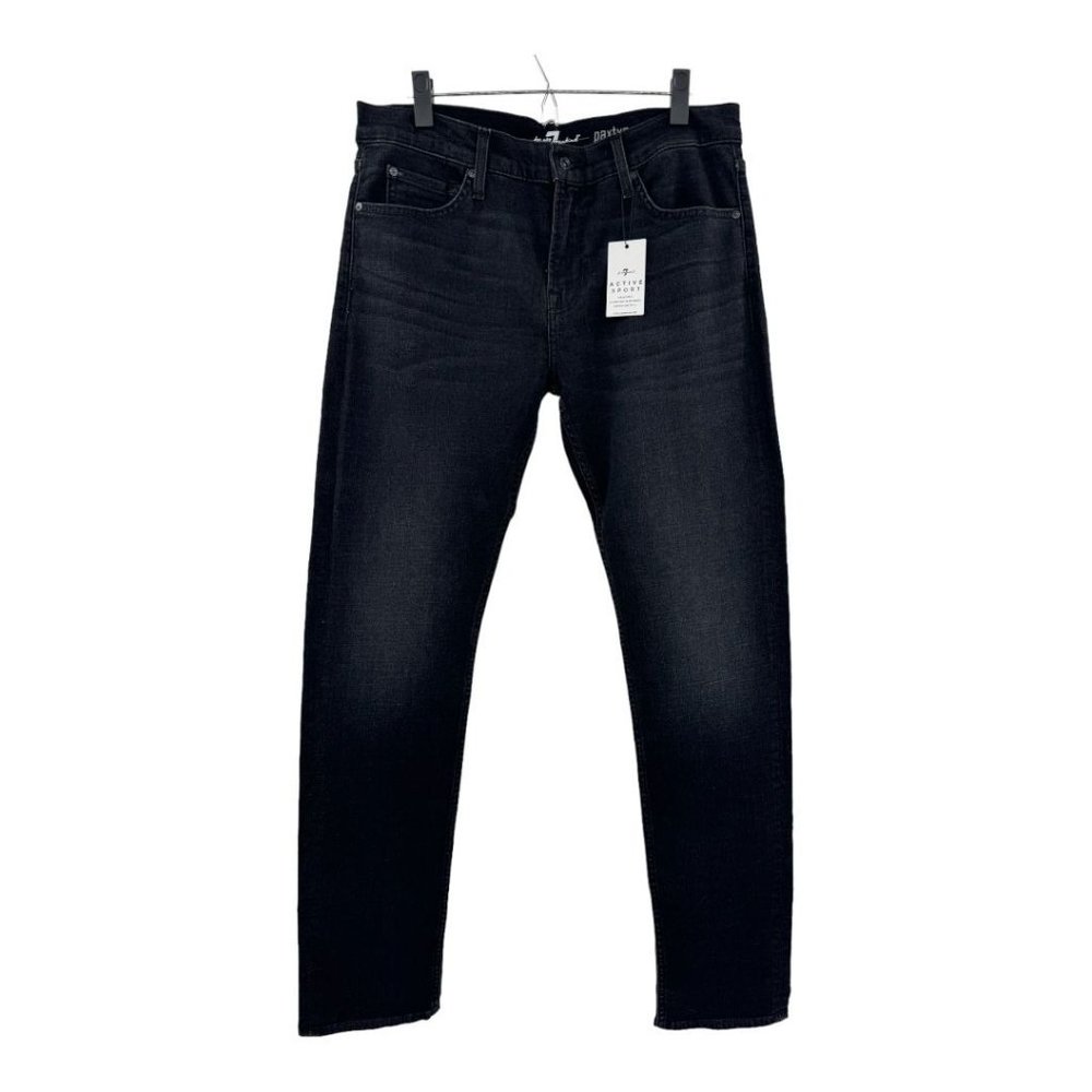 7 For All Mankind Paxtyn Slim Skinny Jeans 34x33 NWT - Picture 3 of 8